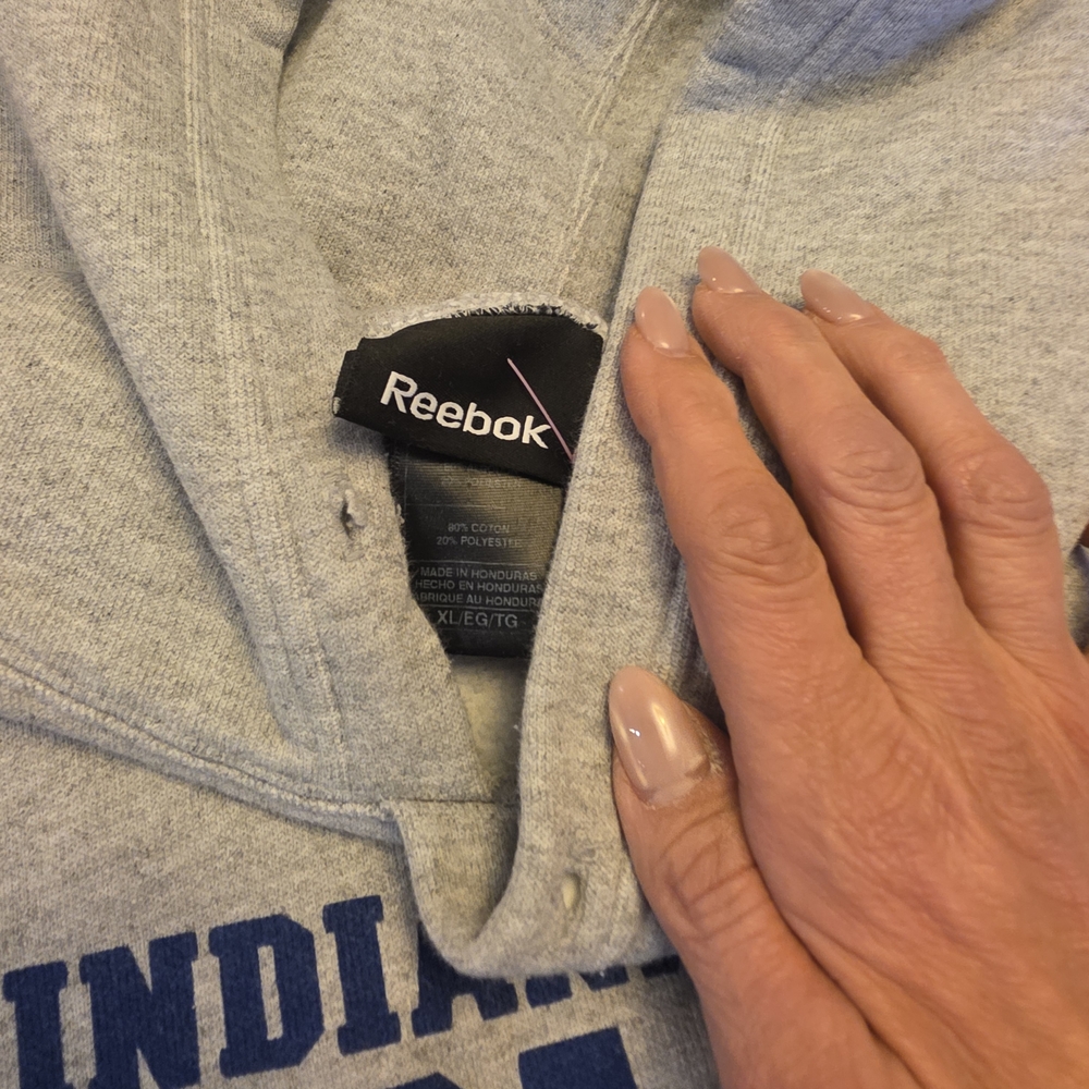 Reebok Gray Pullover Hoodie
